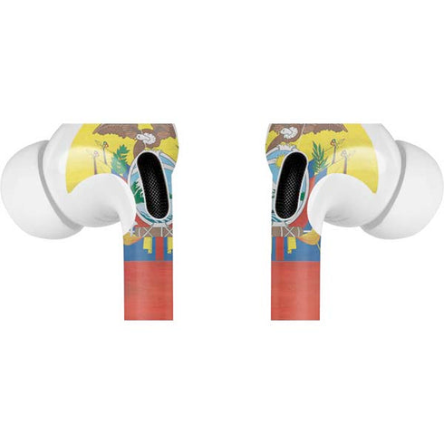 Ecuador Flag Distressed AirPods Skins